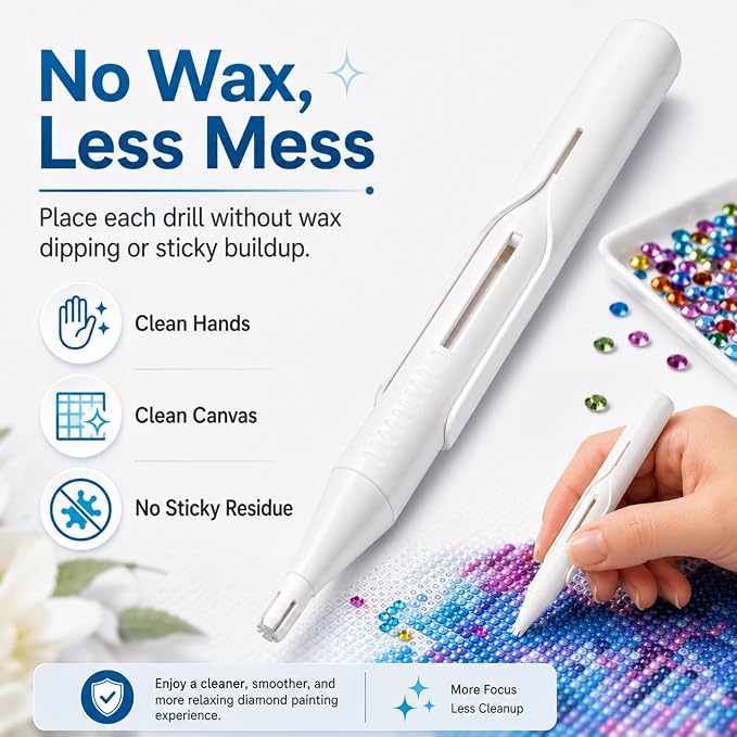 2026 New Automatic Diamond Painting Bead Dispenser (Gray)