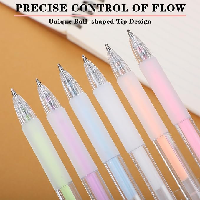 24Pcs Quick Dry Glue Pen Ballpoint Roller Glue Pen, Apply Glues Like Writing Easy Precise Control Fine Tip Tacky Pens Classroom Supplies for Crafting Scrapbook Card Making Foil Calligraphy Artist