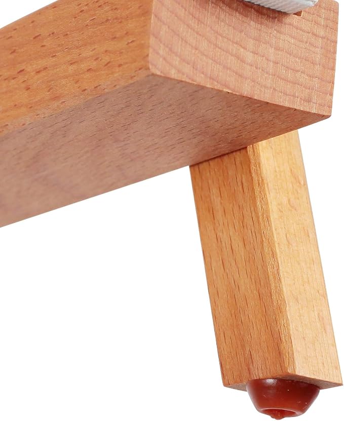 2 Pack Beechwood 25’’ Tabletop Easel Display Stand Set for Painting | Holding Canvas Up to 22 1/2 Inches High, Artist A-Frame Tripod with Rubber Feet, Portable Photo and Sign Holder