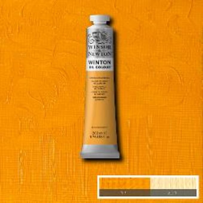 Winsor & Newton Winton Oil Color, 200ml Tube, Cadmium Yellow Hue | High-quality pigments, Durable, Lightfast, Permanent, Uniform Consistency, Great Pigment Load