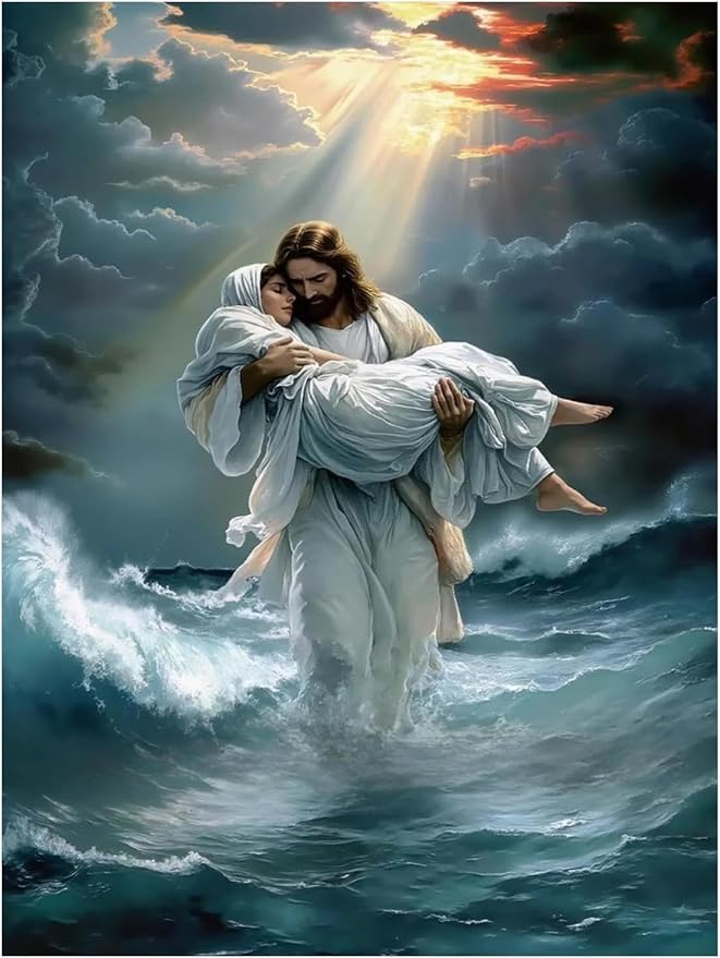 BAWKENTON Jesus Paint by Numbers for Adults and Kids