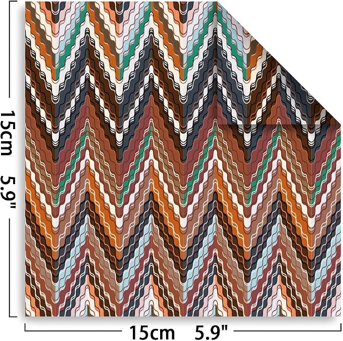 6x6" Origami Paper,100Sheets Double Sided Colored Paper,Square Craft Paper