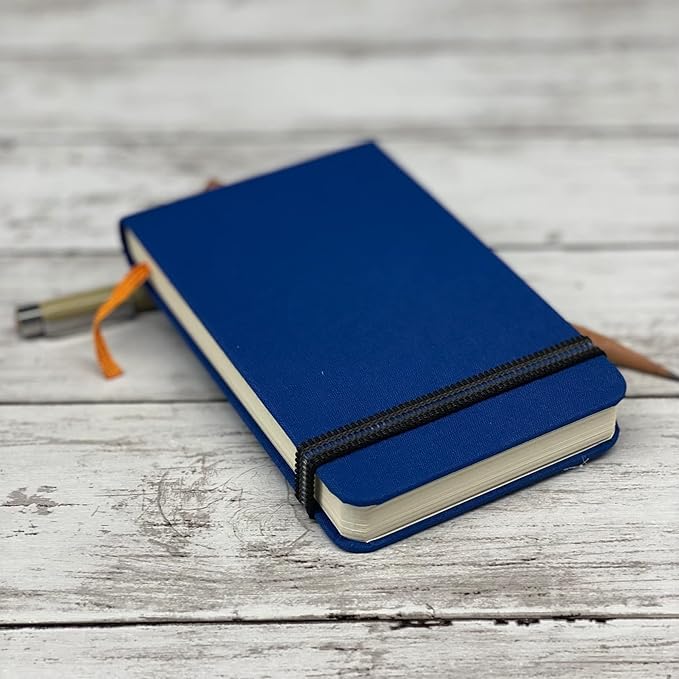 Travelogue Drawing Book, Grand Portrait 10-1/2 x 8-1/4, Ultramarine Blue Artist Journal