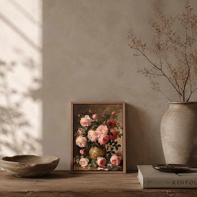 Diamond Art Kits for Adults,Vintage Flowers Diamond Painting Kits 12x16in