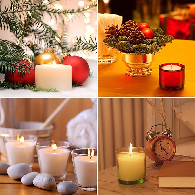 1080pcs Candle Wick Stickers, Heat Resistance Double-Sided Stickers for Candle Making, Adhere Steady in Hot Wax Stickers for Candle Making