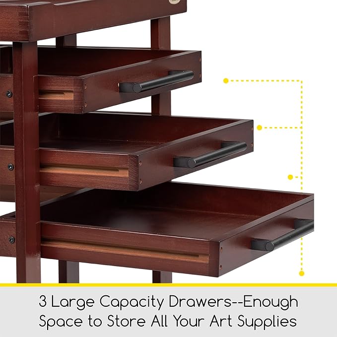 MEEDEN Art Supplies Storage Cart: 5-Tier Utility Rolling Cart