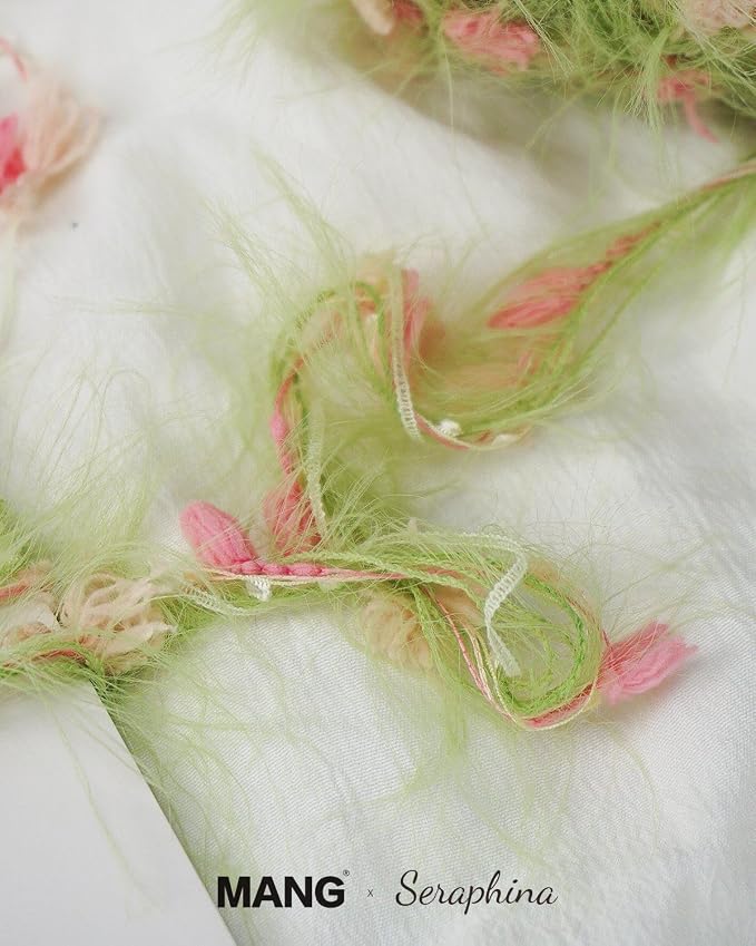 Artisanal Yarn Fancy Yarn Multifiber Blended Yarn Novelty Colorful Soft