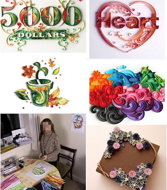 Yeooyoor 1030 sheets Origami Stars Papers Package DIY Paper - 27 Colors
