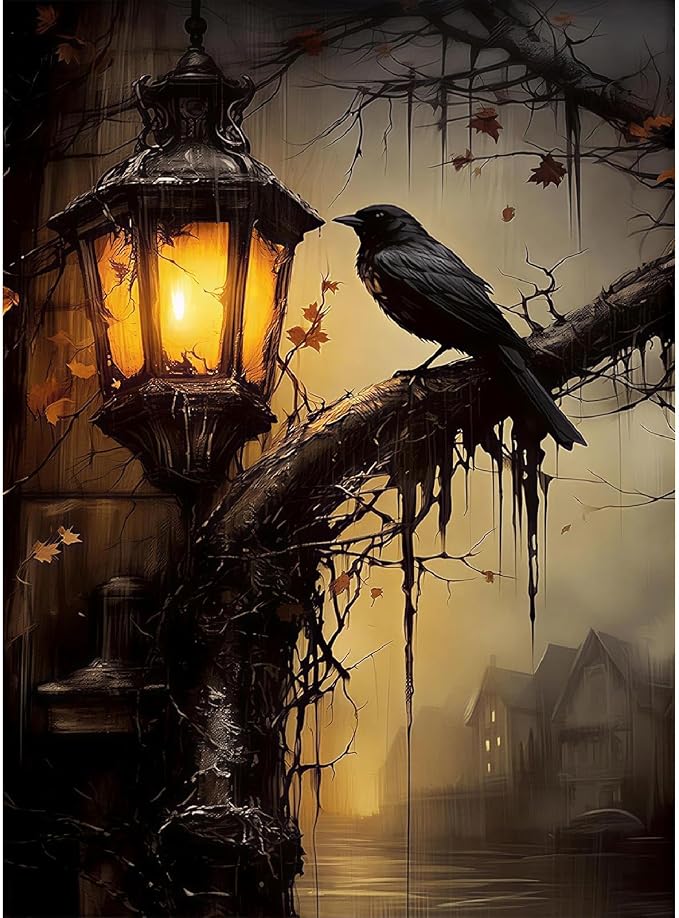 Gothic Diamond Art Kits for Adults, Diamond Painting for Beginner 5D DIY
