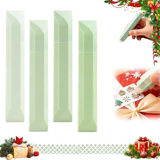 4 Pcs Double Sided Tape Pens ， Scrapbooking Double Sided Tape Roller