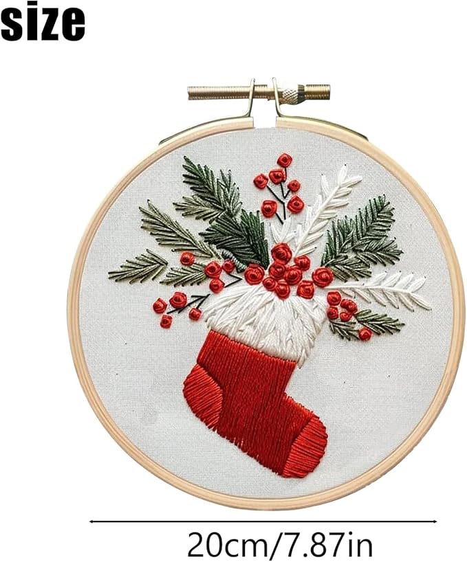 Christmas Embroidery Kits Beginners, Truck Embroidery Kits for Adults