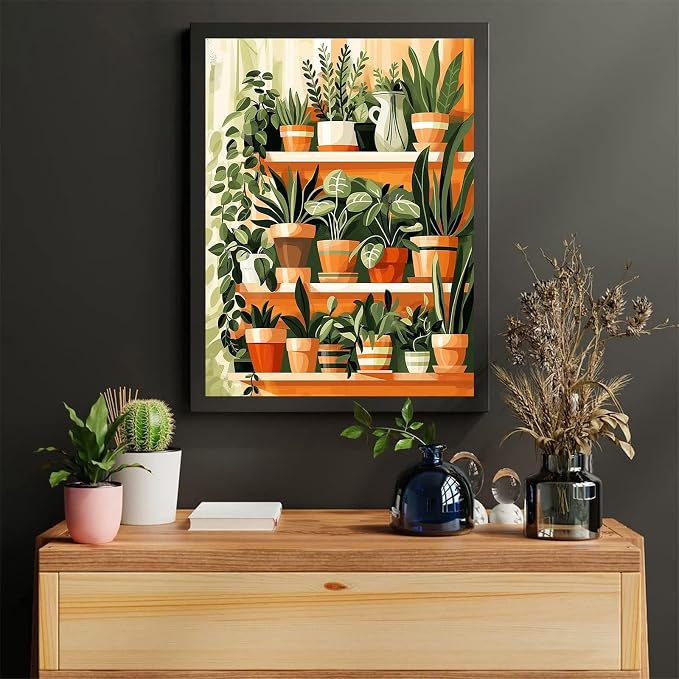 Plant Diamond Painting Kits for Adults - Potted Diamond Art Kits for Adults