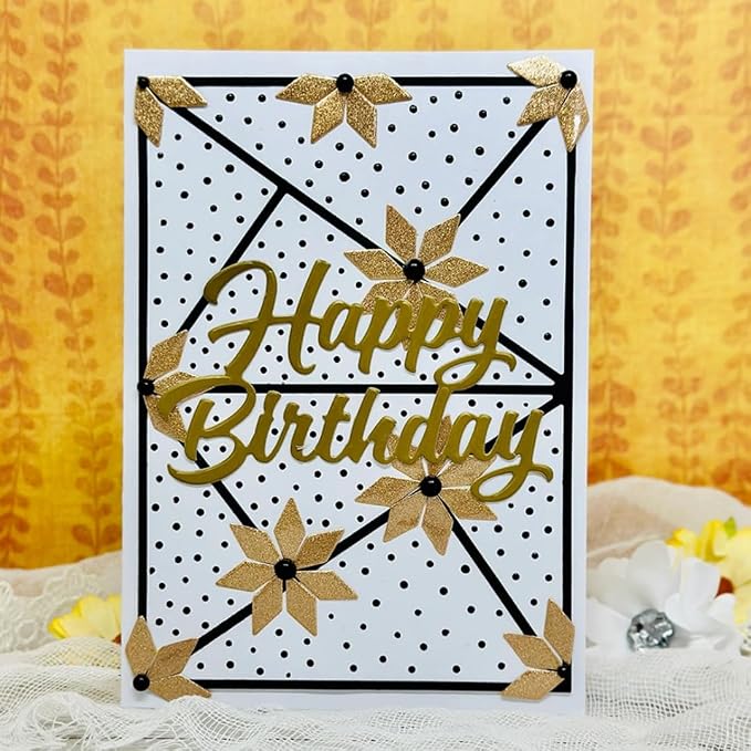 Cutting Dies 3D Background Frame Metal Stencils Scrapbooking Tools DIY Craft Carbon Steel Embossing Template for Paper Card Making Album Arts Supplies