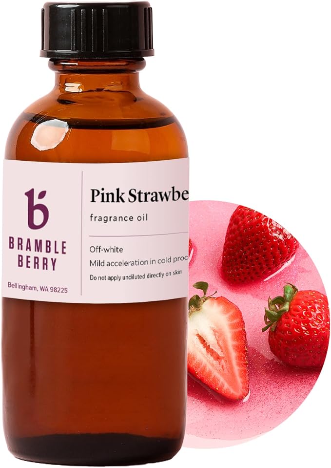 Bramble Berry Pink Strawberry Fragrance Oil | for Soap, Candles & Lotion
