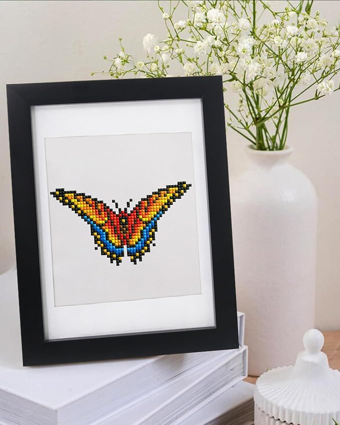 PeakLuv Mini Diamond Art Kits Butterfly Small Diamond Painting Kits