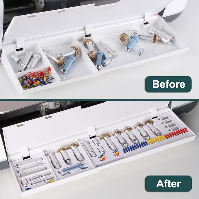 LOPASA Tool Organizer Compatible with Cricut Maker 4,3 (Blade Mod) | Tool, Blade, Accessories Holder|Supplies Organizer|Organization and Storage
