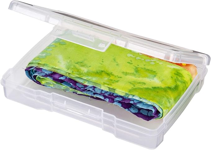 ArtBin 6946AB Photo & Craft Organizer 4" x 6" Box, [1] Plastic Storage Case, Clear