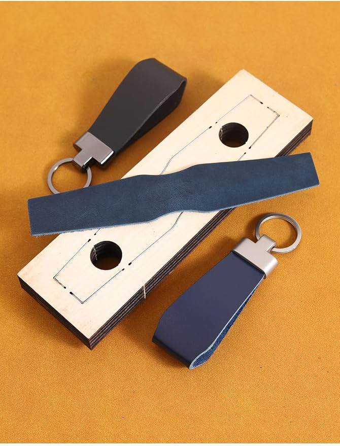 Leather Cutting Die,Leather Keychains Cutting Mold for DIY Leather Crafts (Style3)