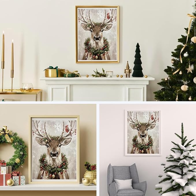 Lophomie Christmas Diamond Art Kits for Adults, 5D Diamond Painting Kits