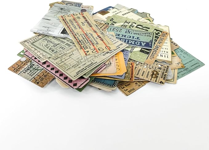 PRSTINCOL 100Pcs Vintage Sticker Pack - Scrapbooking Supplies & Junk Journal Accessories - Aesthetic Stickers for Water Bottles, Craft Kits, Bullet Journals - Retro Design