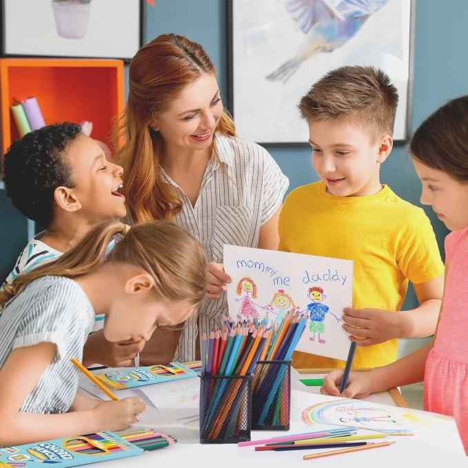 144 Count Colored Pencils for Kids, 12 Packs Colored Pencils Bulk 12 Colors | Pre-sharpened Color Pencils for Adults, Bulk School Supplies for Teachers, Back to School Supplies, Classroom Prizes