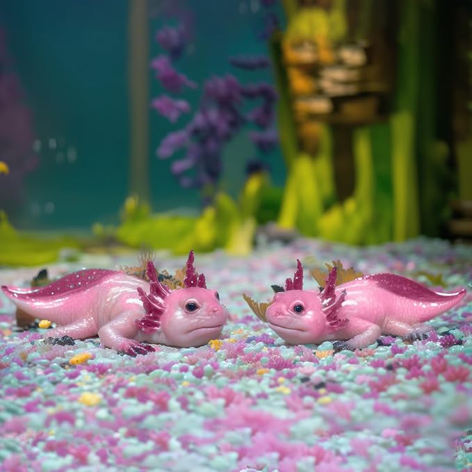 Let's Resin Large Axolotl Resin Molds Silicone, 3D Animal Silicone Molds | Flexible Effortless Demoldable Epoxy Resin Molds, Thickened Deep Detailed Epoxy Molds for Art Crafts, Gift, and Home Decor
