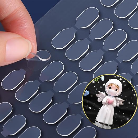 Adhesive Stick dots Two-Sided Sided Mounting Putty Stick Tack for Wall Hanging Crafts Balloons Festival Party Decorations,Clean Removable()