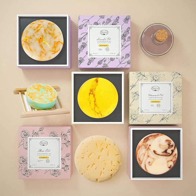 Round Soap Silicone Molds 2.1 Inch Small Round Mold | 2 Piece Silicone Mold, Suitable for Handmade Soap Shower Steamer Shower Bomb Candles Chocolate Cake and DIY Crafts Making