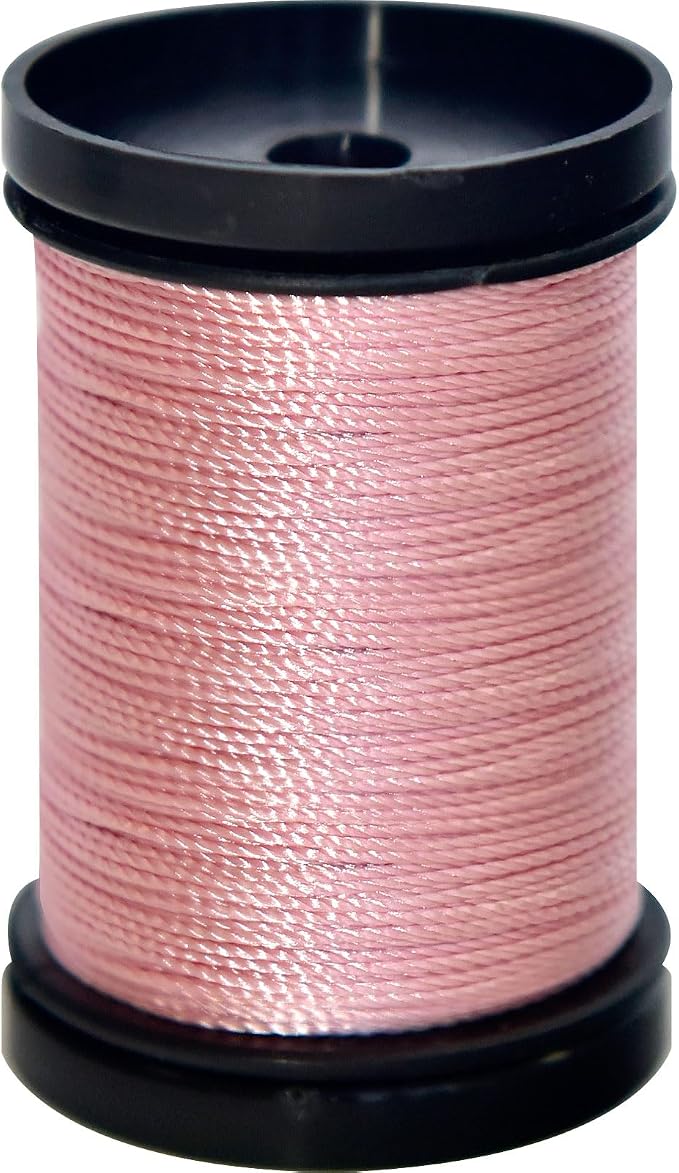 30 Yards Heavy Duty Extra Strong Upholstery Nylon Sewing Thread for Machine, Home, Hand, Craft, and Denim Leather，Color：Pink