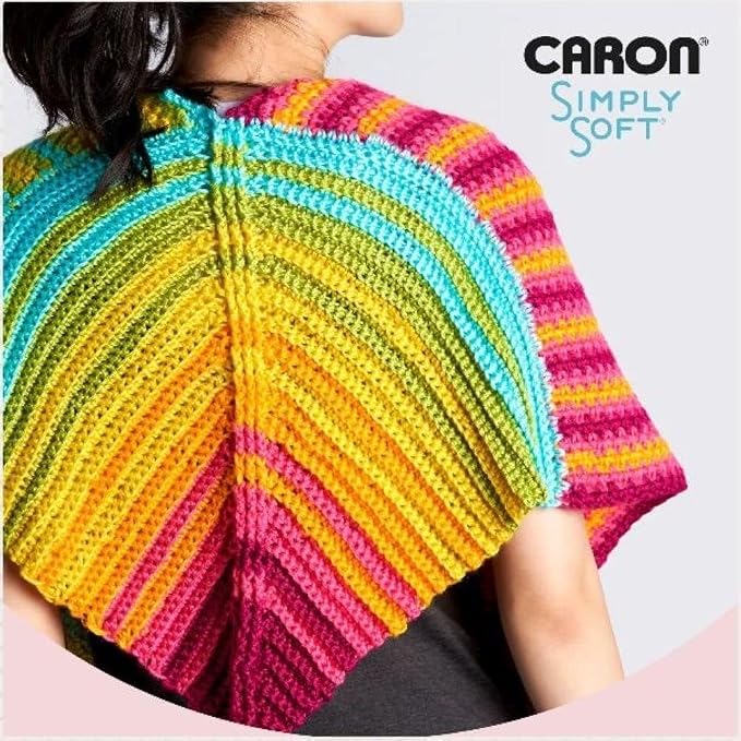 Caron Simply Soft Party Acrylic Yarn for Crocheting Soft, Dark Sage, 3-Pack