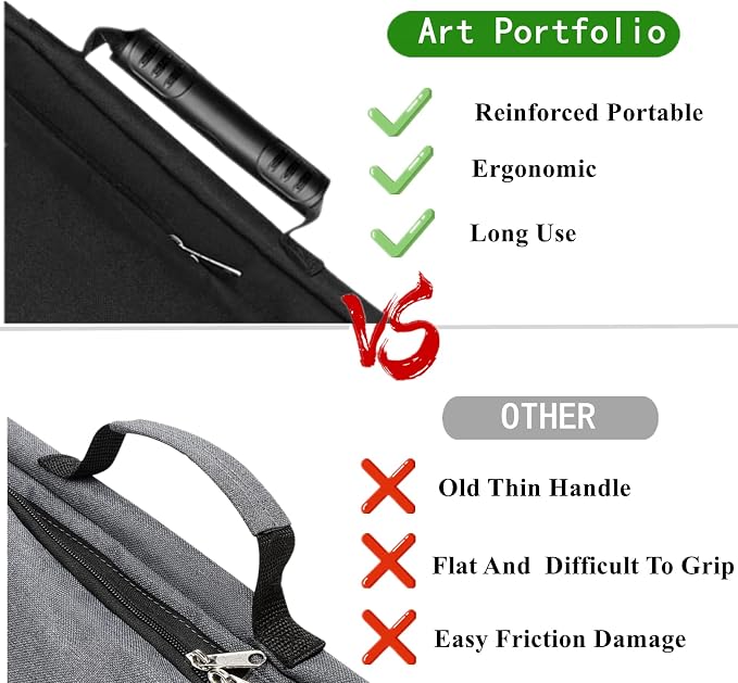 TreochtFUN Art Bags for Supplies Portfolio Case 19 X 25.5 in