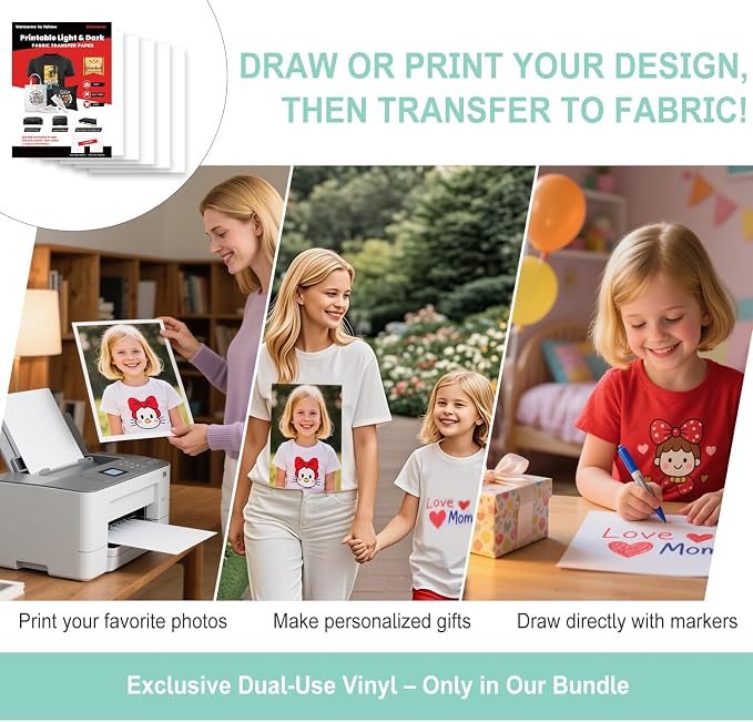 Convend 101-Piece Accessories Kit for Joy Xtra with HTV and Card Supplies