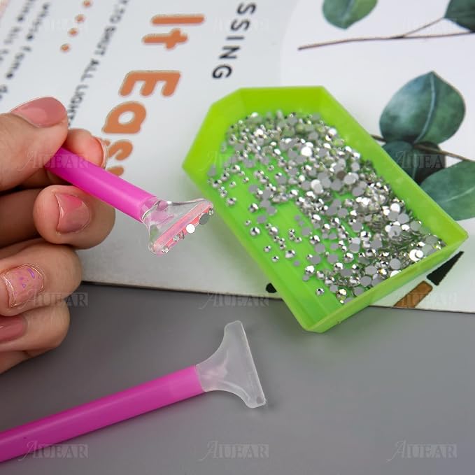 AUEAR, 8 Pack 5D Art Embroidery Pen Set Tools for DIY Craft Decoration
