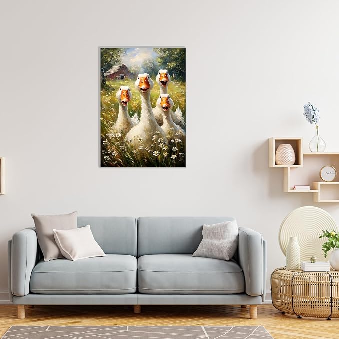 MAXBYE Animals Framed Paint by Numbers Kits for Adults with Wooden Easel, Easy Adult Paint by Number Kits on Canvas, DIY Oil Paintings for Beginners Gift Home Wall Decor 10×14 Inch