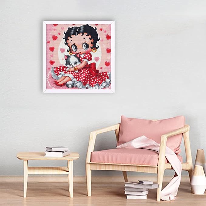 JAKI Diamond Art Kits for Adults,Cartoon Diamond Art 12x12inch
