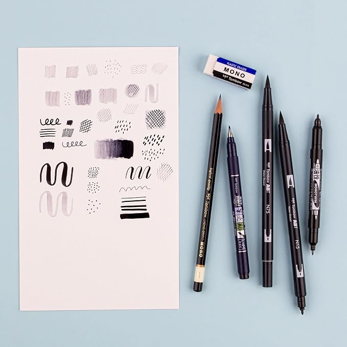 Tombow 56303 Drawing Set 6-Pack. Products for doodles and illustrations