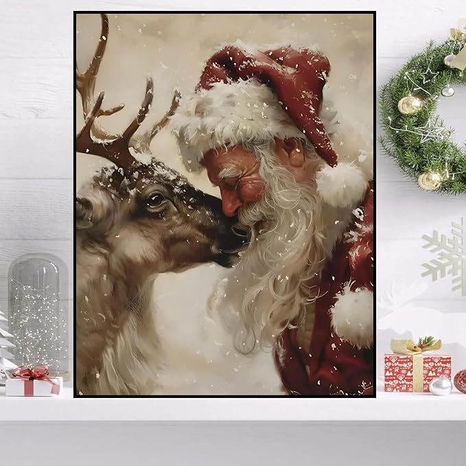 HHMATITS Christmas Diamond Art Kits for Adults 12 X 16Inch