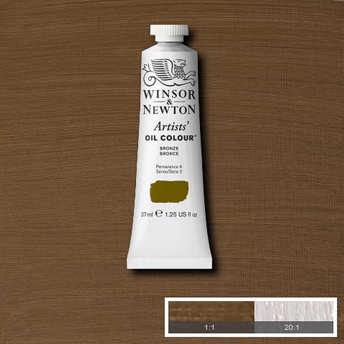Winsor & Newton Artists' Oil Paint, 37ml Tube, Bronze