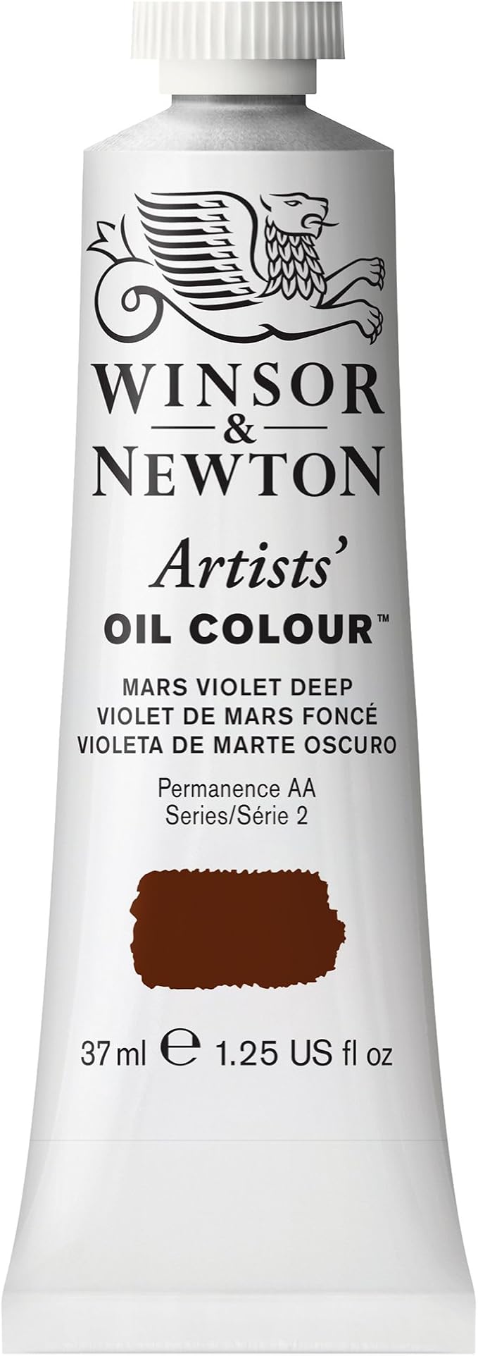 Winsor & Newton Artists' Oil Paint, 37ml Tube, Mars Violet Deep