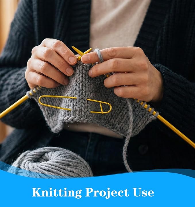 12 PCS 6 Sizes Stitch Holders for Knitting, Knitting Stitch Holders