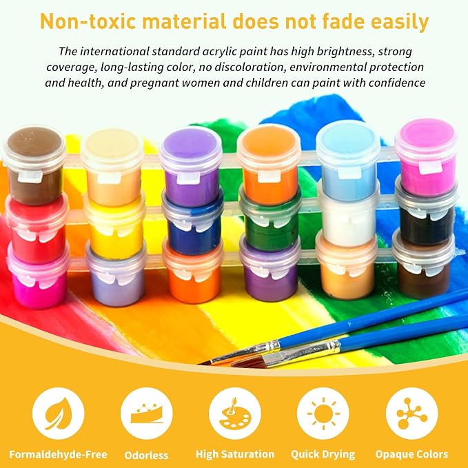 Mandun Book Paint by Numbers Kit for Adults, 16x20 inch | DIY Painting Kits Crafts for Adults, Relieve Stress, Gift, Home Wall Decor
