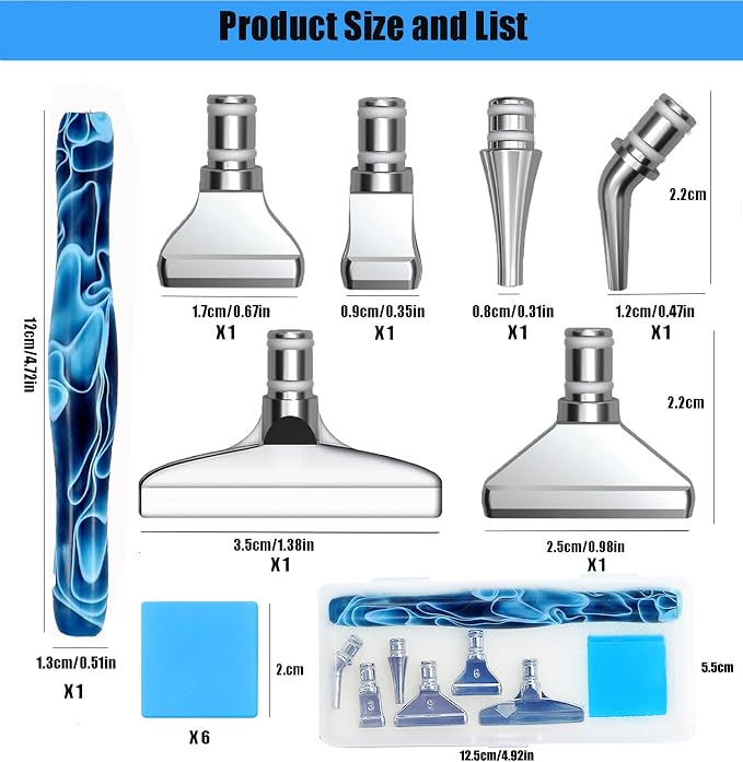 Heyseri Diamond Art Pens, “Classic Wax Stylus” Diamond Painting Pen, Traditional Diamond Painting Tools Accessories, Gem Art Pen with Metal Tips for 5D Craft Nail