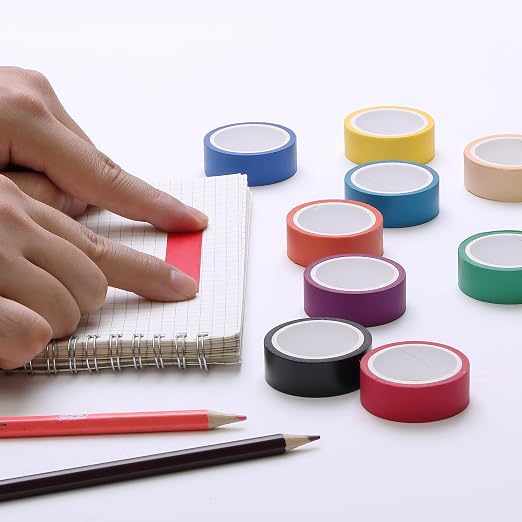 Mr. Pen- Washi Tape Set, 10 Rolls, 5.5 Yards/Roll, Washi Tape for Scrapbook | Arts, Crafts, Journals and Planners, Vintage