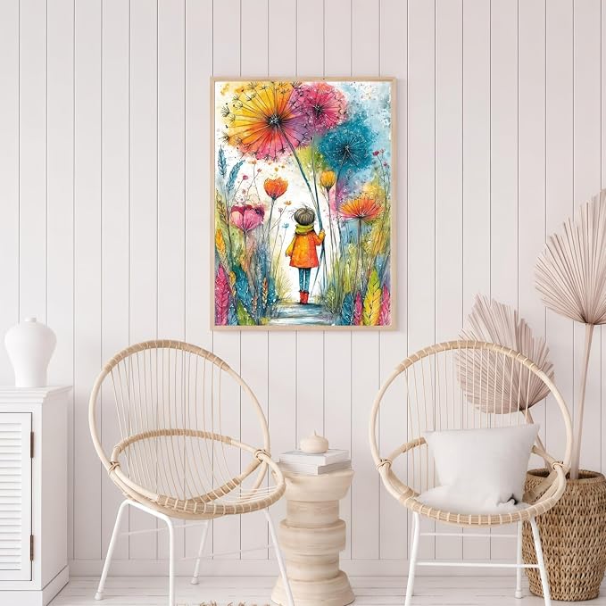 XSJDBYYQ Dreamy Little Diamond Art Kits for Adults, 5D DIY Diamond Painting