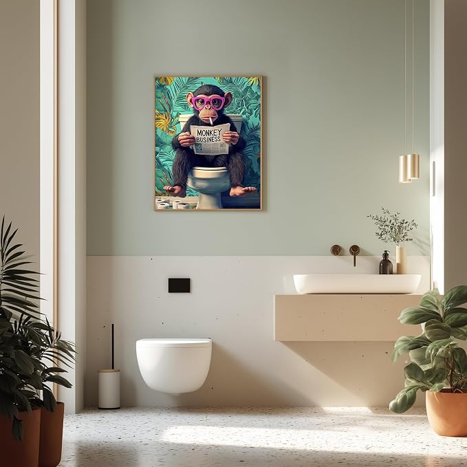 Paint by Numbers for Adults Monkey, Paint by Numbers Kit for Adults 16x20in