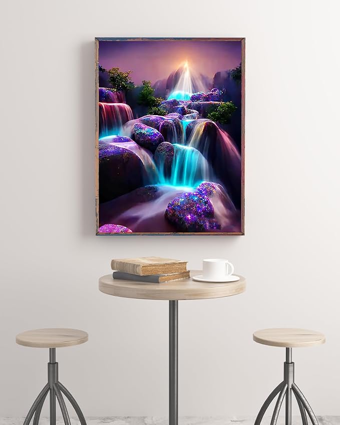 5D Diamond Painting Kits for Adults, Waterfall Diamond Art Kits for Adults