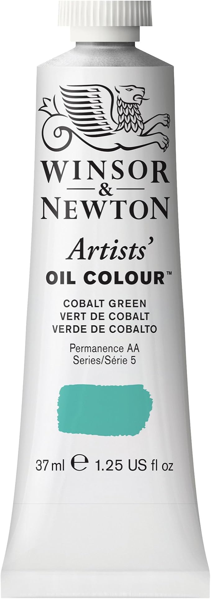 Winsor & Newton Artists' Oil Paint, 37ml Tube, Cobalt Green