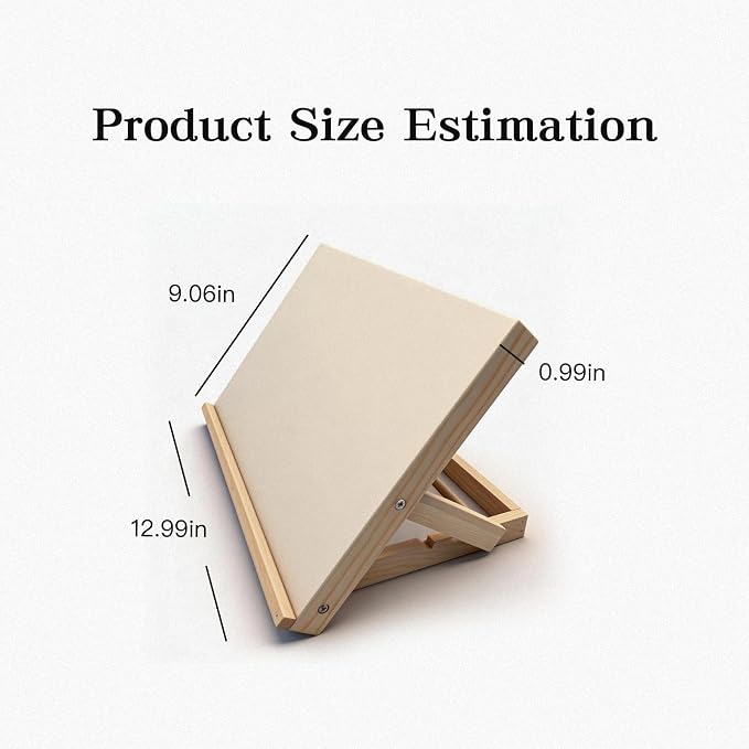 Desktop Easel,Easel for Painting – Adjustable Wooden Stand for Tabletop, Perfect for Artists, Students, and Hobbyists