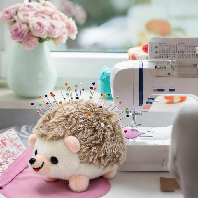 Sizobi Cute Hedgehog Pin Cushion for Sewing,Needle Holder Sewing Pin Holder