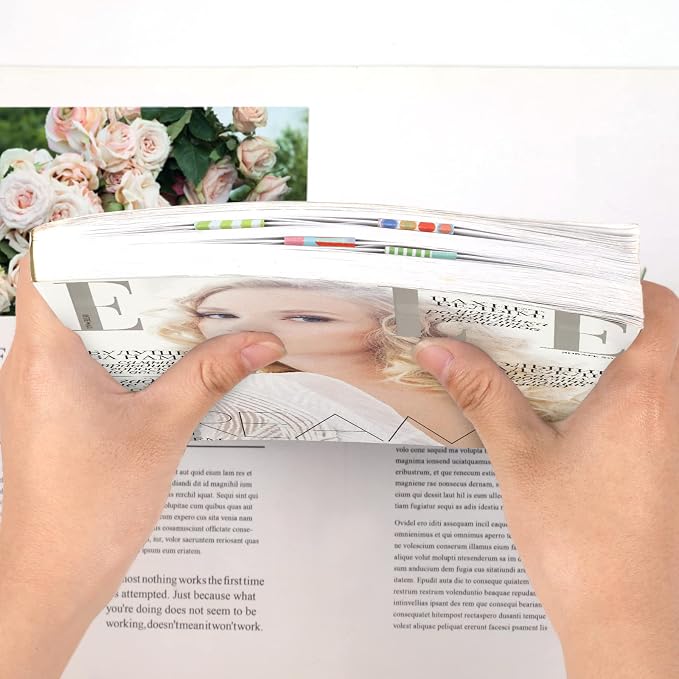 15 Pieces Bookmarks, Magnetic Bookmarks for Women, Page Markers for Students